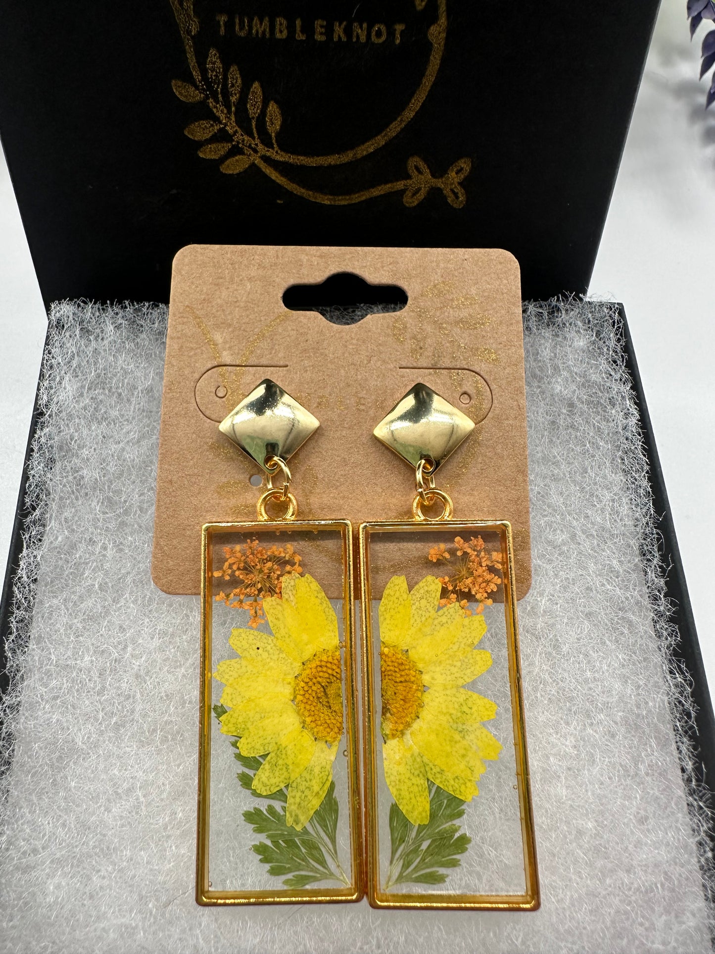 Yellow - Gold Earrings