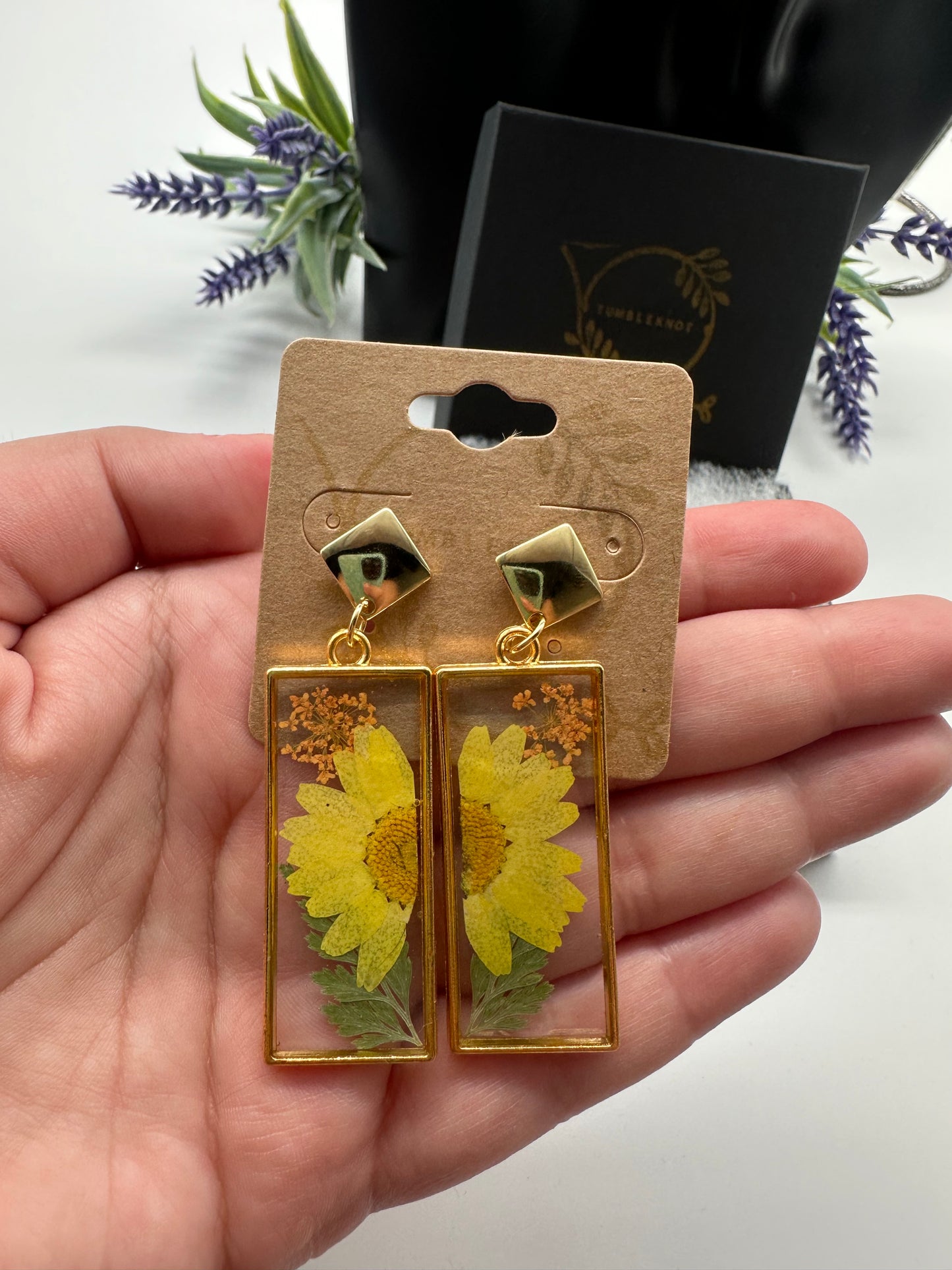 Yellow - Gold Earrings